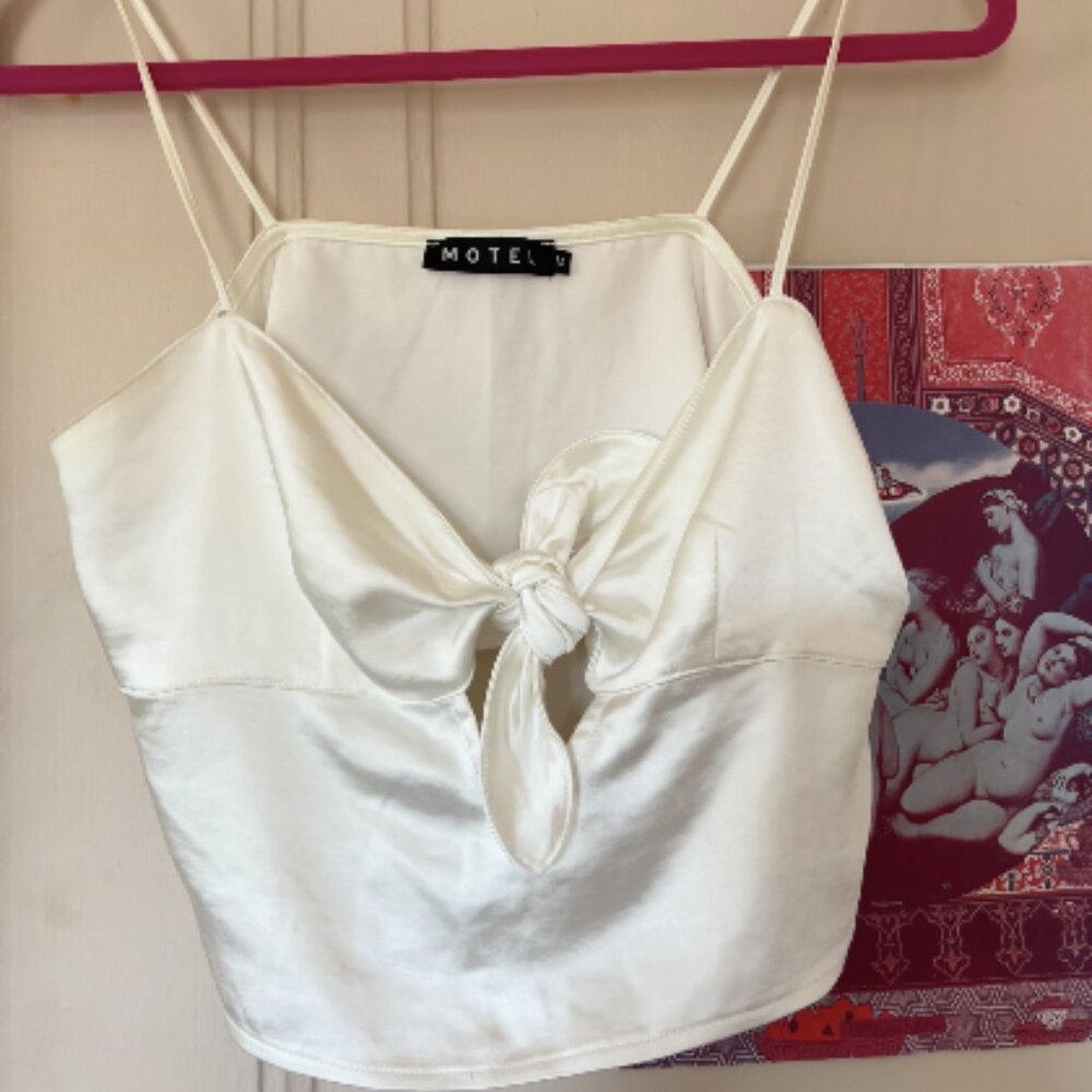 White Crop Top